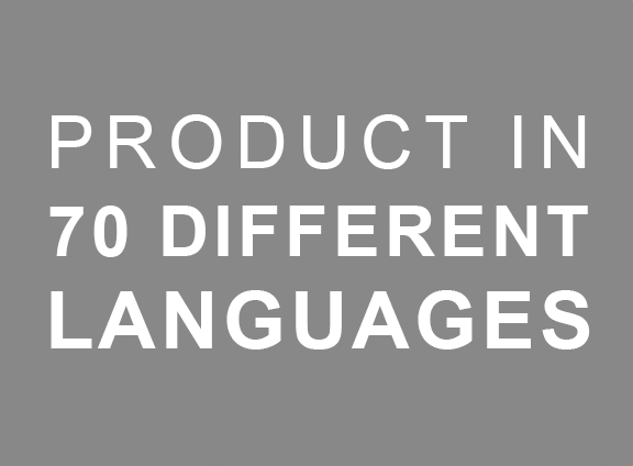 Products in 70 Different Languages