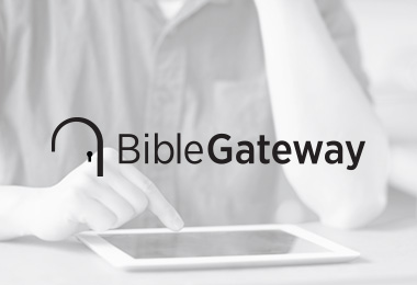 BibleGateway black and white logo 
